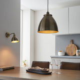 1 Light Large Pendant in Antique Brass (0711FRA98744)