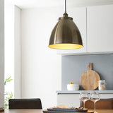 1 Light Large Pendant in Antique Brass (0711FRA98744)