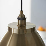1 Light Large Pendant in Antique Brass (0711FRA98744)