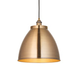1 Light Large Pendant in Antique Brass (0711FRA98744)