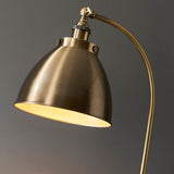 1 Light Task Floor Lamp in Antique Brass (0711FRA98748)
