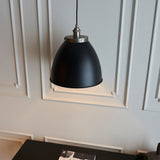 1 Light Large Pendant in Matt Black and Aged Pewter (0711FRA98749)