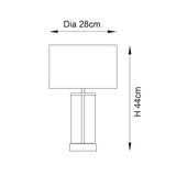 Small Touch Table Lamp - Satin Brass (0711LES98810)