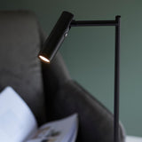 Dedicated Reader Task Floor Lamp - Matt Black (0711DED99772)