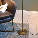 Dedicated Reader Task Floor Lamp - Warm Brass (0711DED99774)