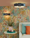 Wall Light Brushed Brass With Blue Shade (0183ALV0723)