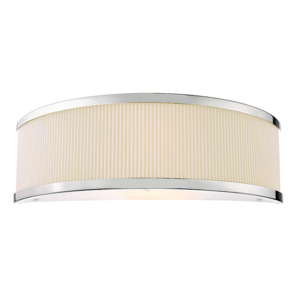Wall Light Polished Chrome With Ivory Shade (0183ALV0733)