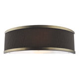 Wall Light Antique Bronze With Brown Shade (0183ALV0739)