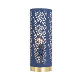 Touch Table Lamp - Antique Brass & Navy (1284TEMTL905NA)