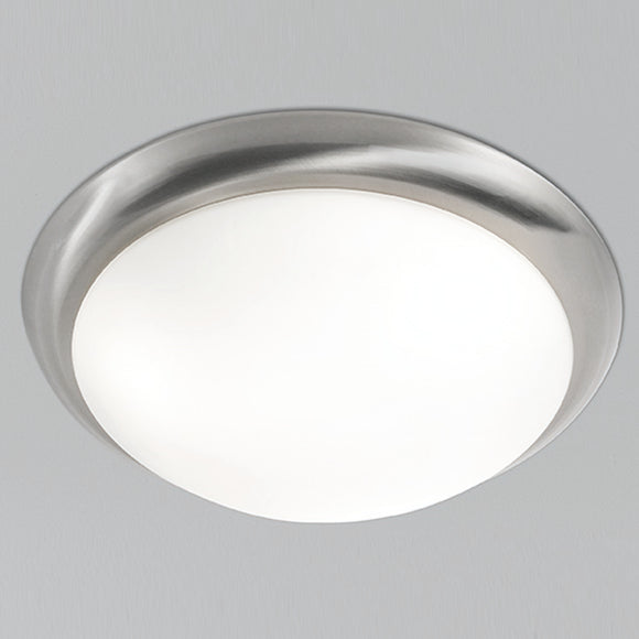 335mm Circular Flush Ceiling Fitting in Satin Nickel Finish (0194CIRCF5760)