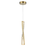 LED Integrated Pendant - Aged Brass (0194CLE457)