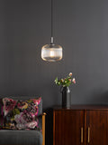 1 Light Pendant Polished Chrome and Clear Glass (0183DEM0108)