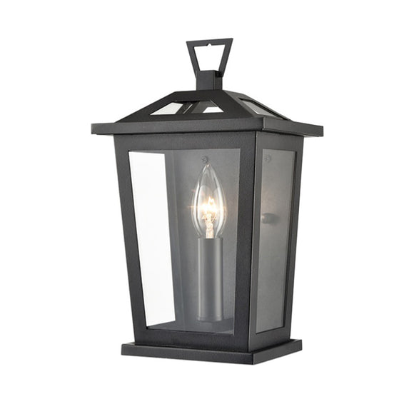 Exterior Wall Fitting in Matt Black - Lantern Style (0194EXT6646)