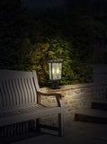 2 Light Exterior Pedestal in Matt Black (0194EXT6649)