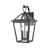 2 Light Exterior Wall Bracket in Matt Black (0194EXT6650)