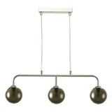 3 Light Bar Pendant Polished Chrome with Smoked Glass (0183FEY625001)