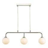 3 Light Bar Pendant Polished Chrome with Opal Glass (0183FEY625002)