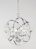 4 Light Ceiling Pendant in Chrome (0194ZANFL22804))