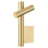LED Reading Wall Light in Satin Brass (0194FABWB427)