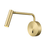 LED Directional Wall Light in Satin Brass (0194FABWB428)