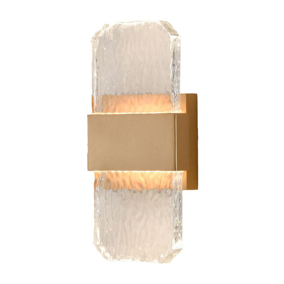 2 Light Bathroom Wall Bracket (Small) in Aged Brass IP54 (0194FROWB417)