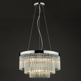 5 Light Pendant Polished Chrome Clear Glass (0183GIO0508)
