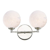2 Light Wall Light Polished Chrome with Mix & Match Glass Options (0183IZZ0950F)
