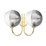 2 Light Wall Light Polished Gold with Mix & Match Glass Options (0183IJAR0935F)