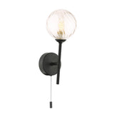 1 Light Wall Light Matt Black with Mix & Match Glass Options (0183COH0722F)