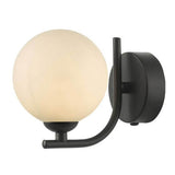 1 Light Wall Light Matt Black with Mix & Match Glass Options (0183CRA0722F)