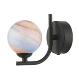 1 Light Wall Light Matt Black with Mix & Match Glass Options (0183CRA0722F)