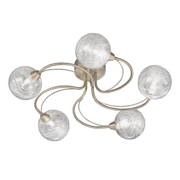 5 Light Flush Ceiling Fitting in Bronze (0194GYRFL23285)