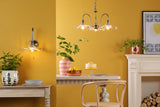 3 Light Pendant Antique Chrome and Wavy Glass Shade (0183HAD036112)