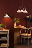 1 Light Tall Wall Light Natural Brass and White Shallow Ceramic Shade (0183HAD714010)