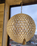 Milano 9 Light Pendant in Chrome with Clear Crystals (1476MIL9ACHRCLR)