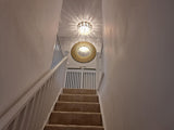 6 Light Flush Fitting - Crystal and Gold  (0268LOL06PLG)