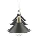 3 Light Bar Pendant Graphite Antique Brass (0183JAL0361)