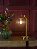 1 Light Table Lamp Natural Brass and Glass (0183JOC4242)