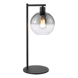 Table Lamp Matt Black and Smoked Ombre Glass (0183LYC4222)