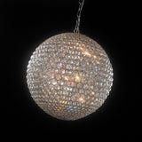 Milano 9 Light Pendant in Chrome with Clear Crystals (1476MIL9ACHRCLR)