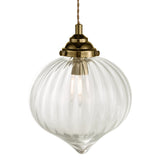1 Light Antique Brass and Glass (0183MYA0175)