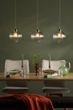 3 Light Bar Antique Brass and Glass (0183MYA0375)