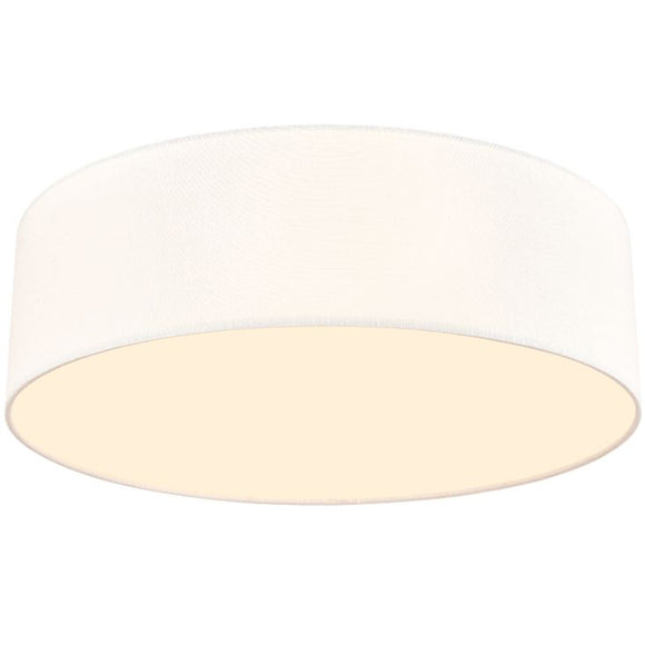 4 Light 500mm Flush Fitting with Cream Textured Shade (0194MELCF5811)