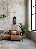 2 Light Interior/Exterior Wall Bracket in Matt Black and Aged Brass (0194WB538)