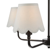4 Light Pendant Matt Black With Shade (0183PAD0422NER262)