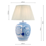 Ceramic Table Lamp With Shade (0183PIC4123)