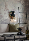 1 Light Lion Face Statement Wall Light  (1542LEOR26631702)