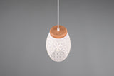 1 Light Ceiling Pendant White Matt Metal (1542BIDR31571031)