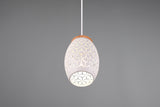1 Light Ceiling Pendant White Matt Metal (1542BIDR31571031)