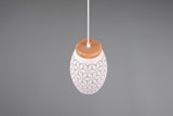 1 Light Ceiling Pendant White Matt Metal (1542BIDR31571031)